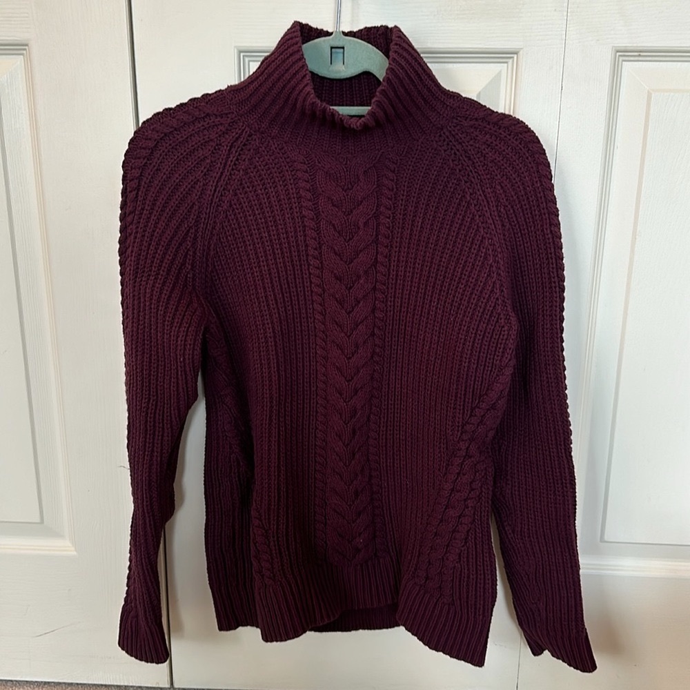 Lululemon purple knit turtleneck